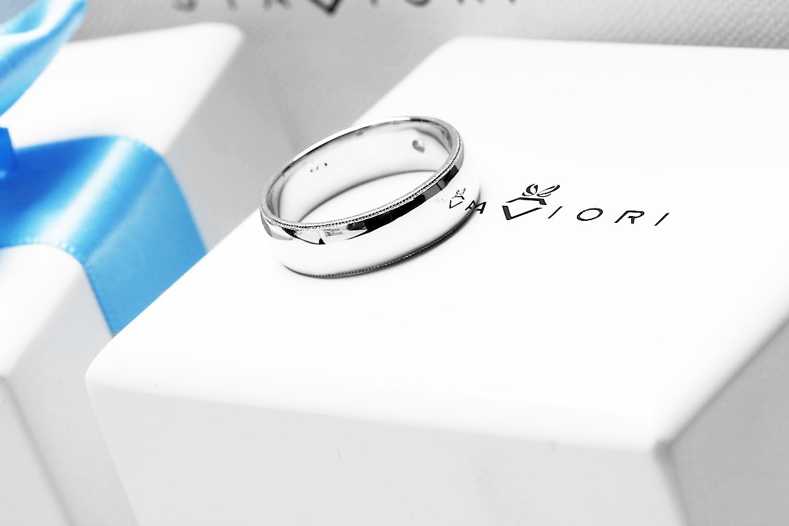 Emaga Złota obrączka OBD4079 - Diament